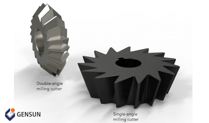Single-angle and double-angle milling cutters