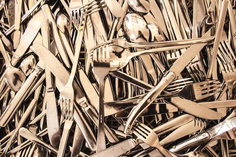 Metal utensils